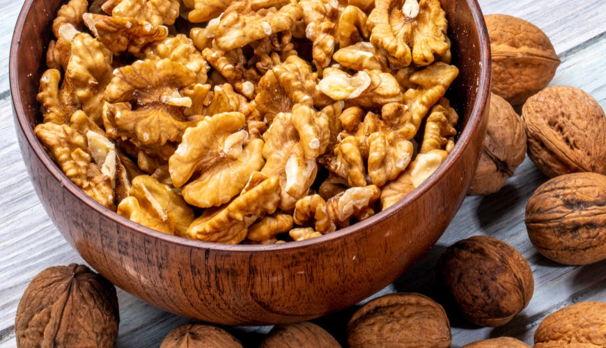 Walnuts rich in Fiber