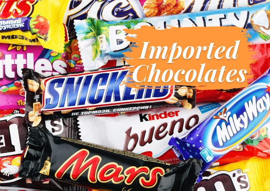 Imported chocolates best sale for sale